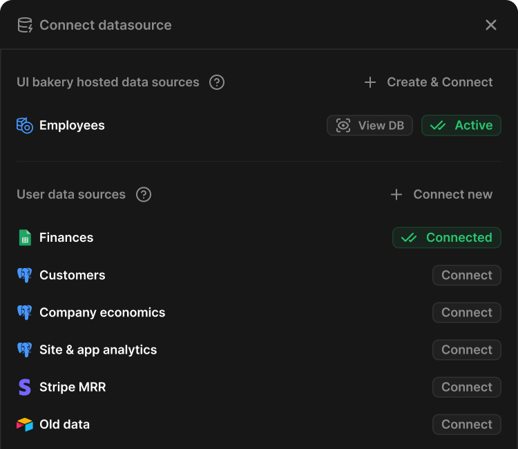 Database Integration Interface